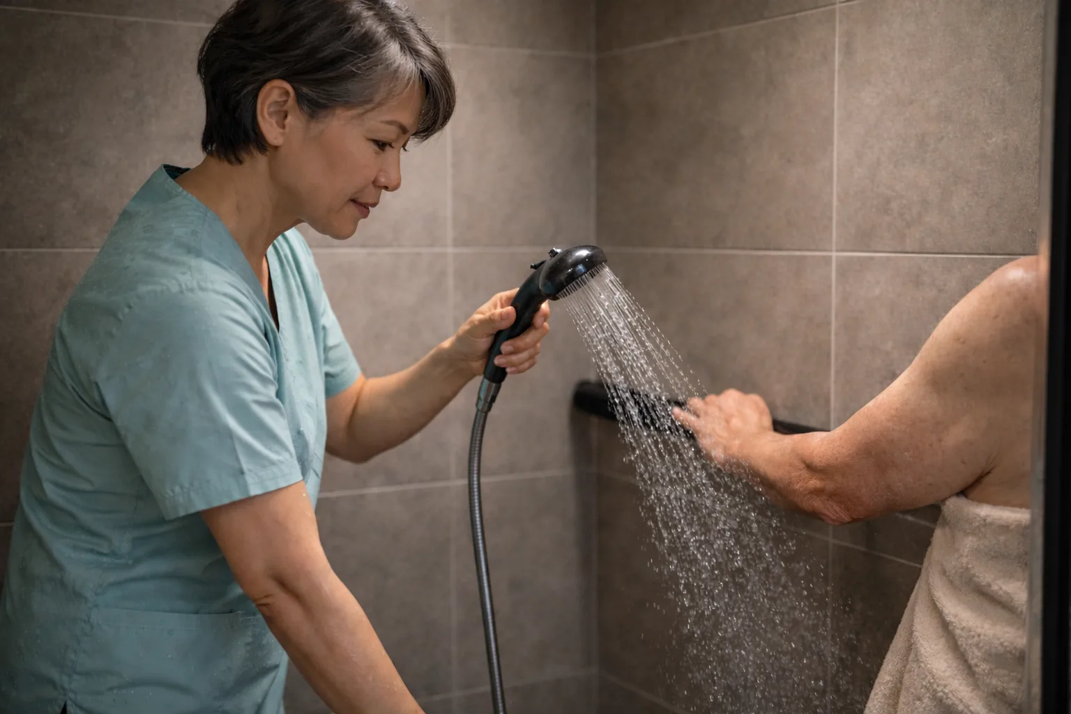 Aide à la toilette à domicile